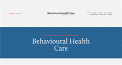 Desktop Screenshot of behaviouralhealthcare.com