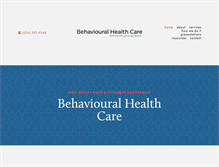 Tablet Screenshot of behaviouralhealthcare.com